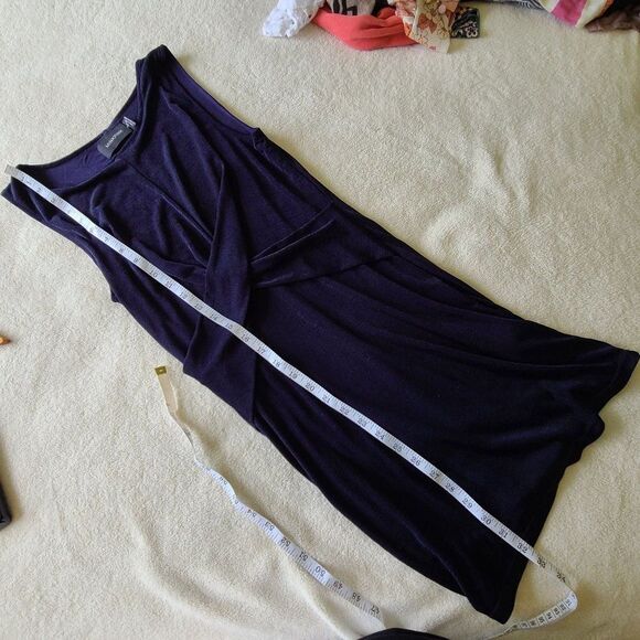 MinkPink Forbidden Love Mini Dress Navy Blue Silky‎ Shiny  Body Con Size Small - Picture 14 of 14